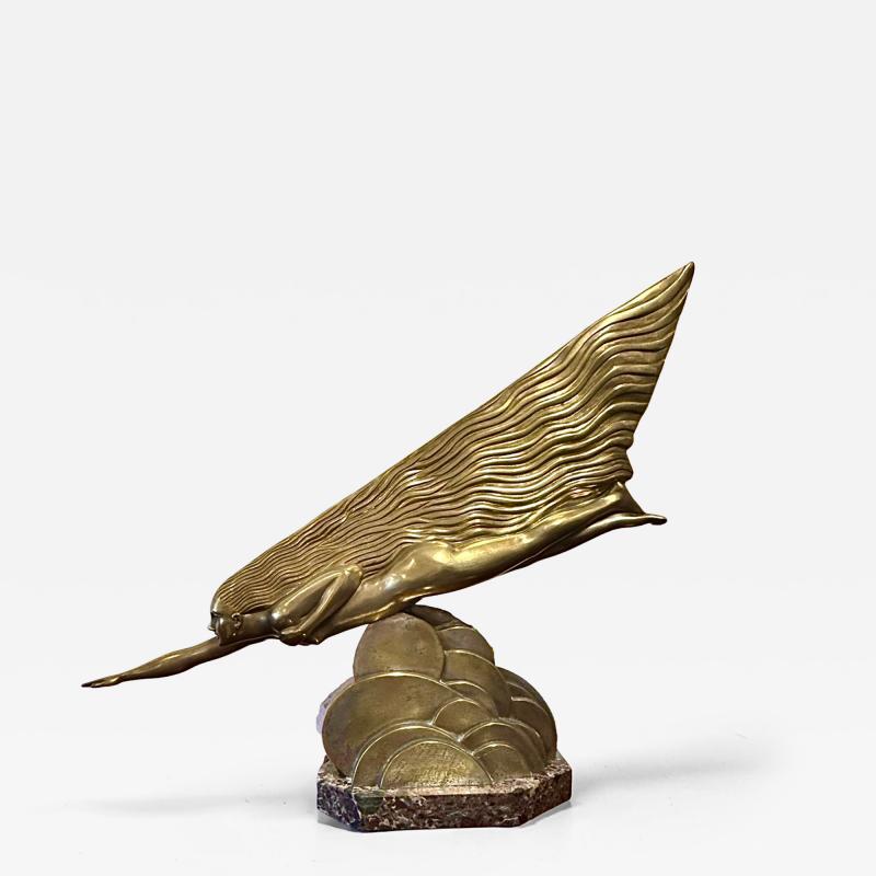 Maurice Guiraud Riviere La Comete Art Deco sculpture