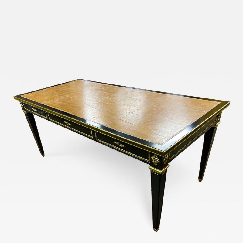 Maurice Hirsch Maurice Hirsch Neo classical 40s chicest desk with gold bronze accent