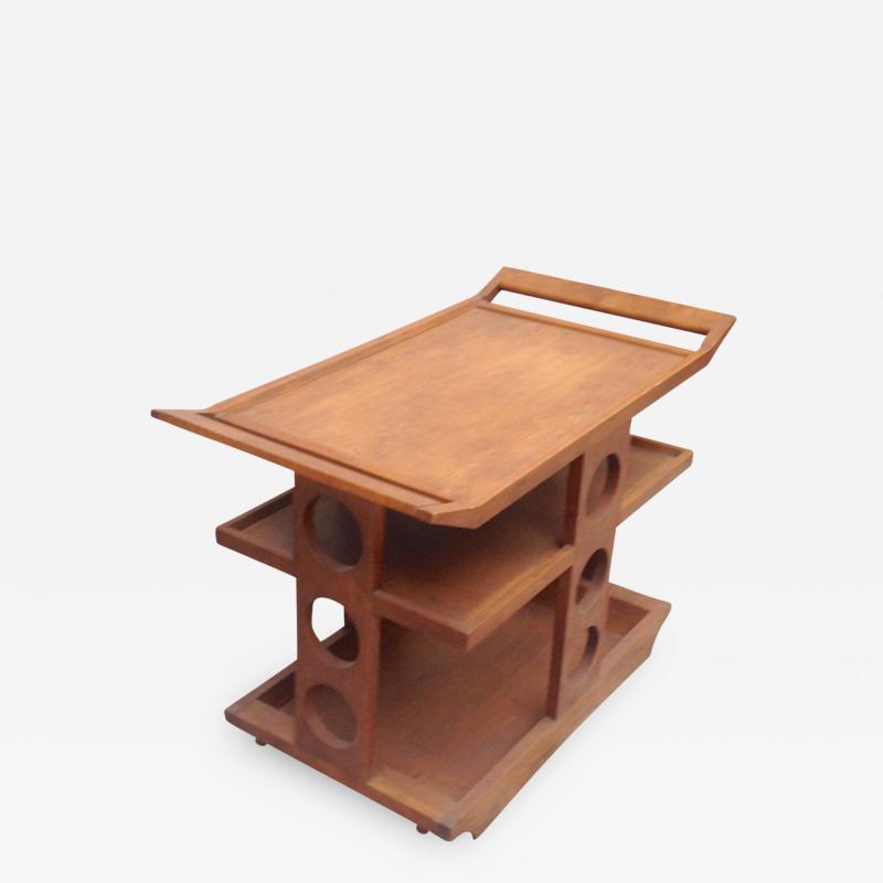 Maurice Pr Maurice Pre French Riviera Rare Oak Serving Table