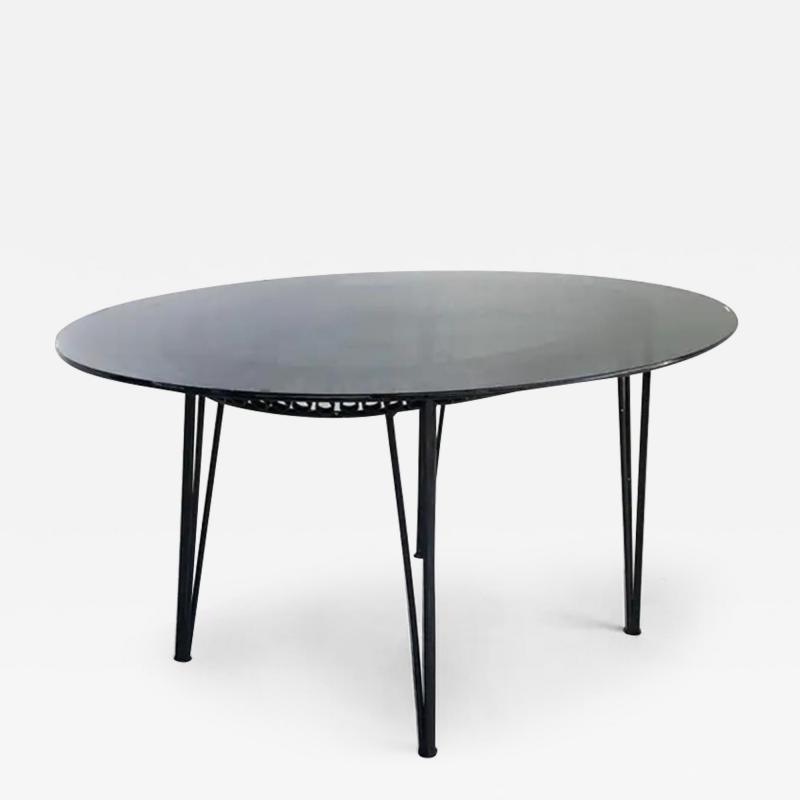 Maurizio Tempestini Maurizio Tempestini John Salterini Ribbon Oval Dining Table in Wrought Iron