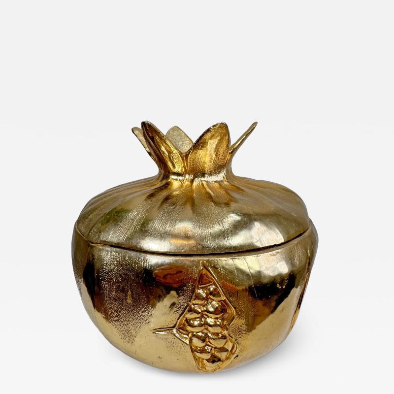 Mauro Manetti Gold Pomegranate Ice Bucket