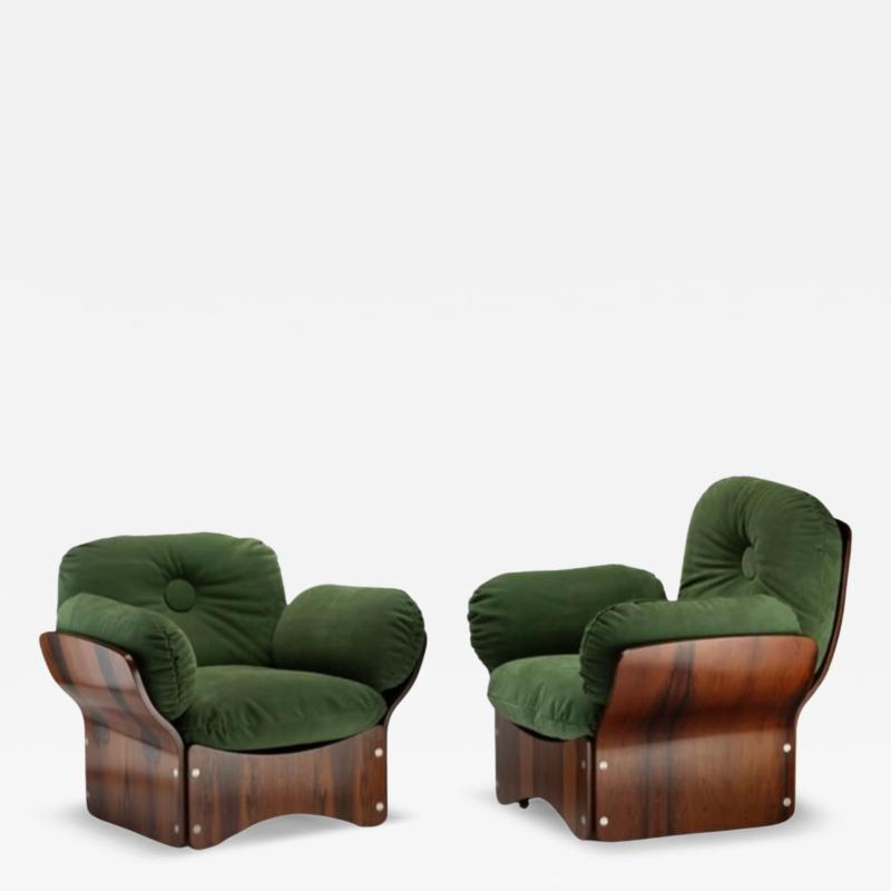 Max Clendinning Pair of Pica Lounge Chairs Monsieur Madame model
