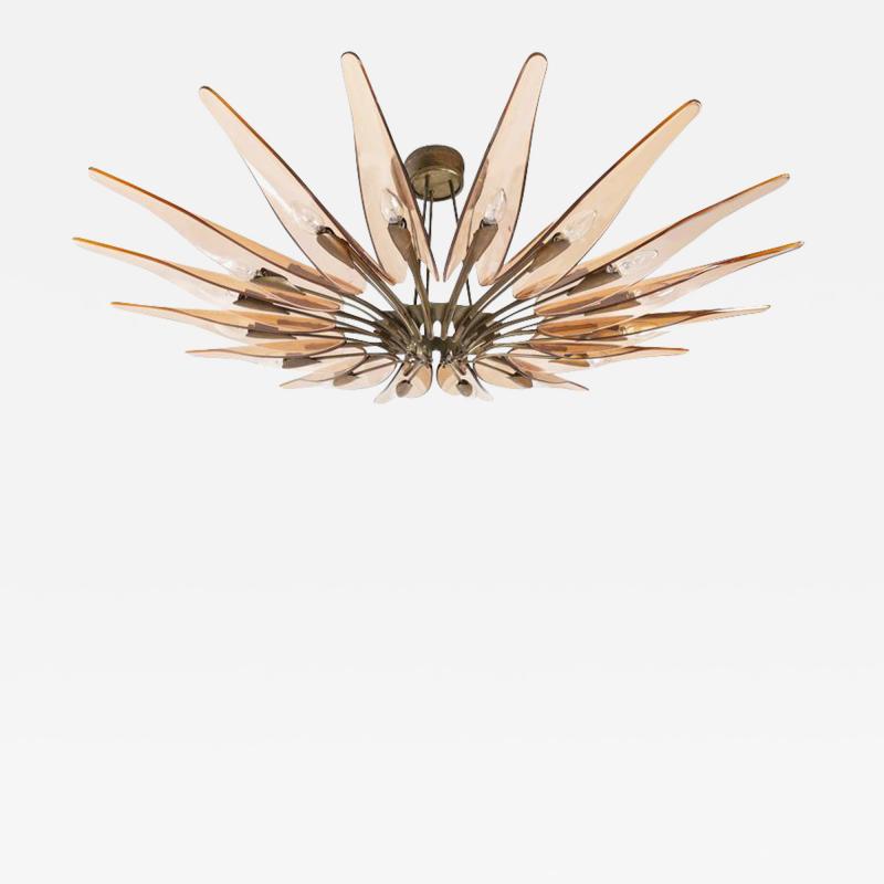 Max Ingrand Dahlia Chandelier by Max Ingrand for Fontana Arte