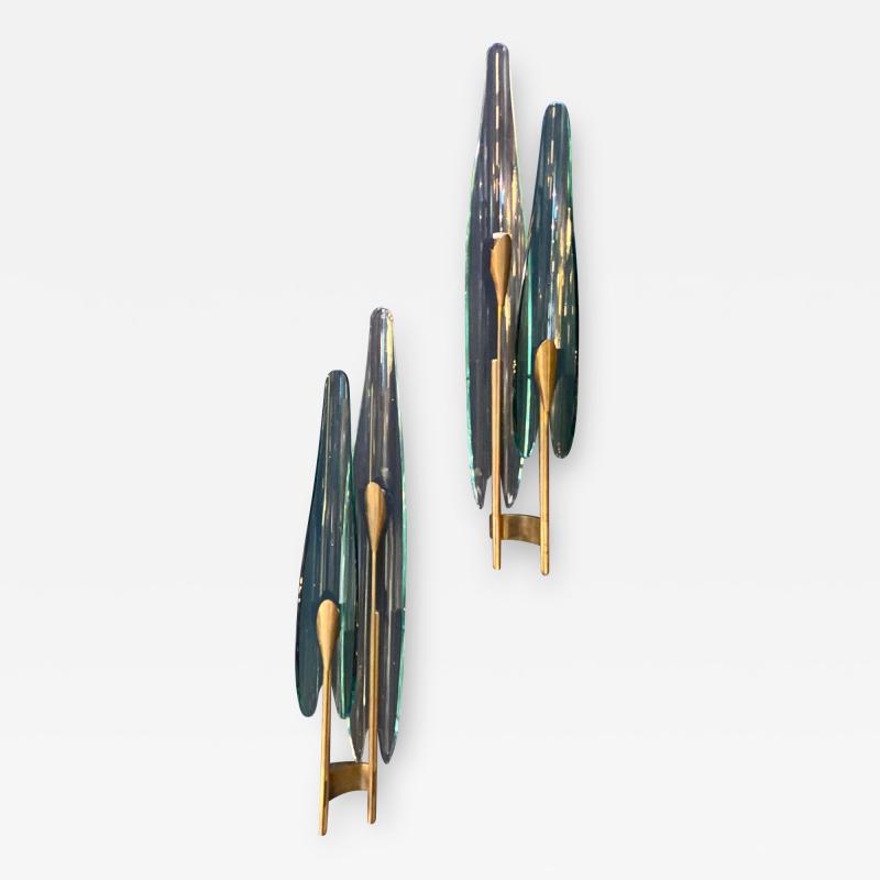 Max Ingrand Dalia sconces by Max Ingrand for Fontana Arte Italy 1950s