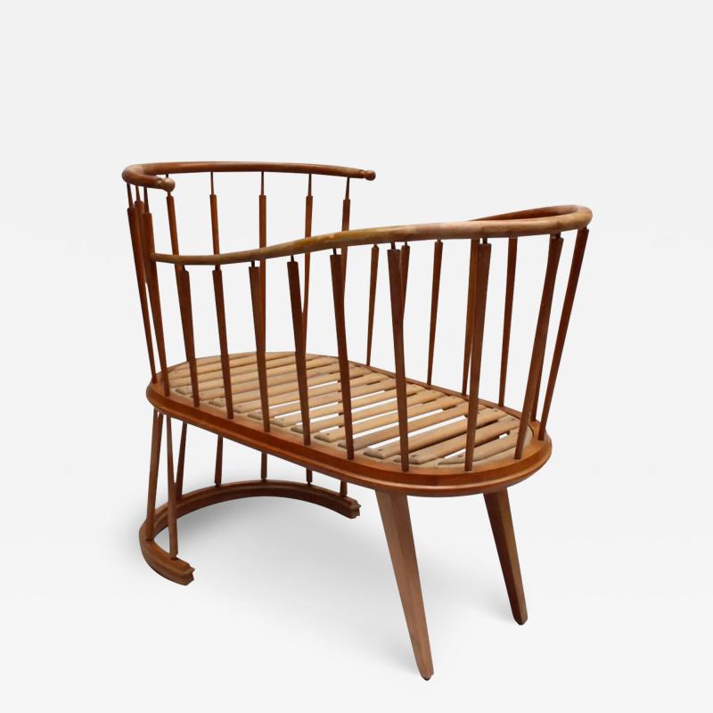 Max Ingrand Fine French 1950s Cradle by Max Ingrand