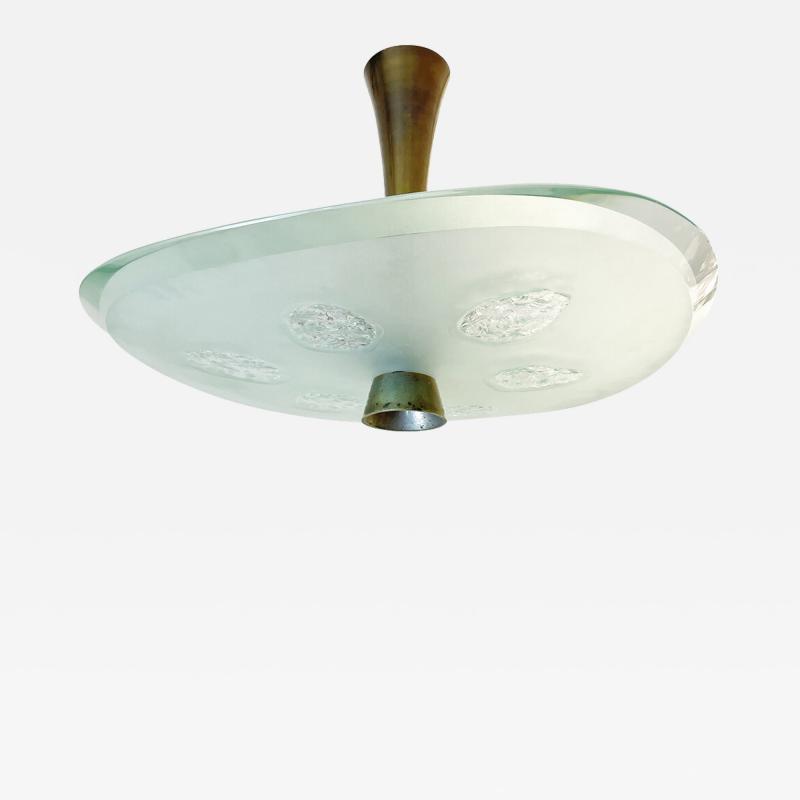 Max Ingrand Fontana Arte Ceiling Light Model 1748 by Max Ingrand