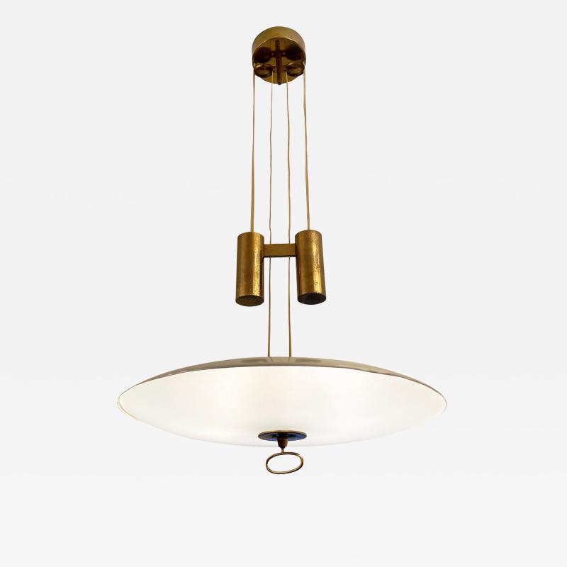 Max Ingrand Fontana Arte Counter Balance Pendant Model 1953 by Max Ingrand