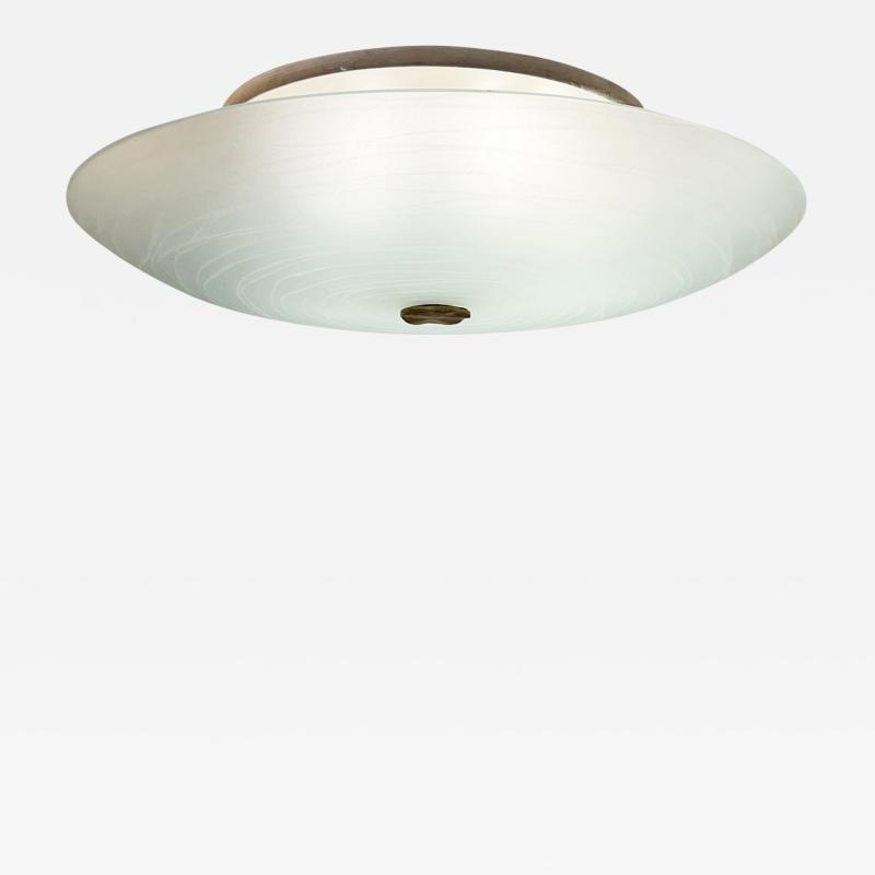 Max Ingrand Fontana Arte Flush Mount by Max Ingrand