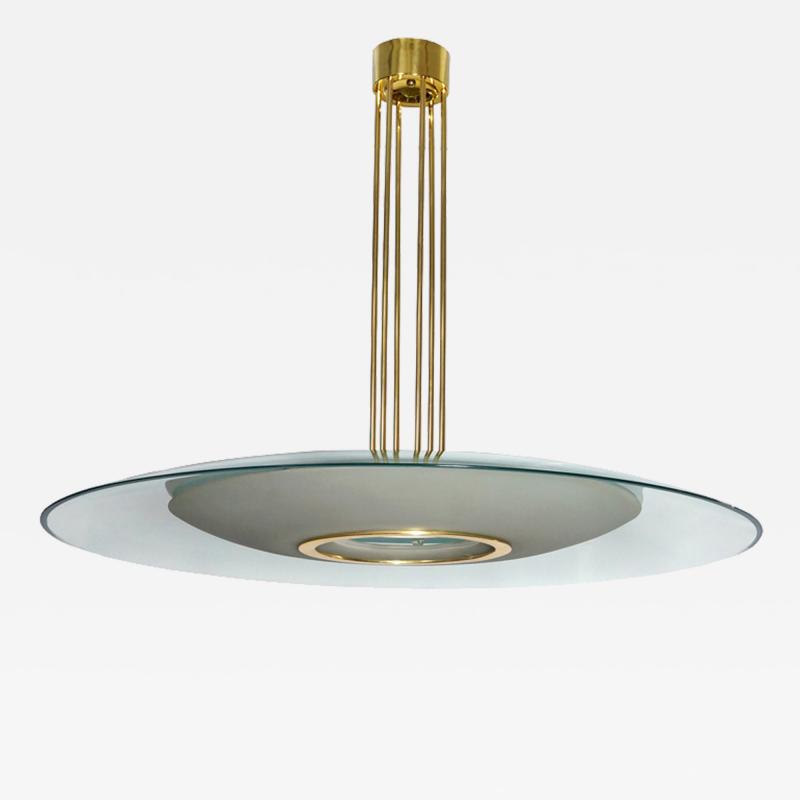 Max Ingrand Large Chandelier by Max Ingrand for Fontana Arte