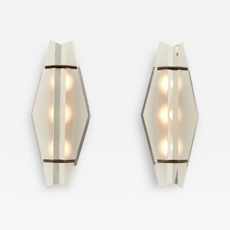 Max Ingrand Max Ingrand for Fontana Arte Sconces Model 1937 Italy 1958