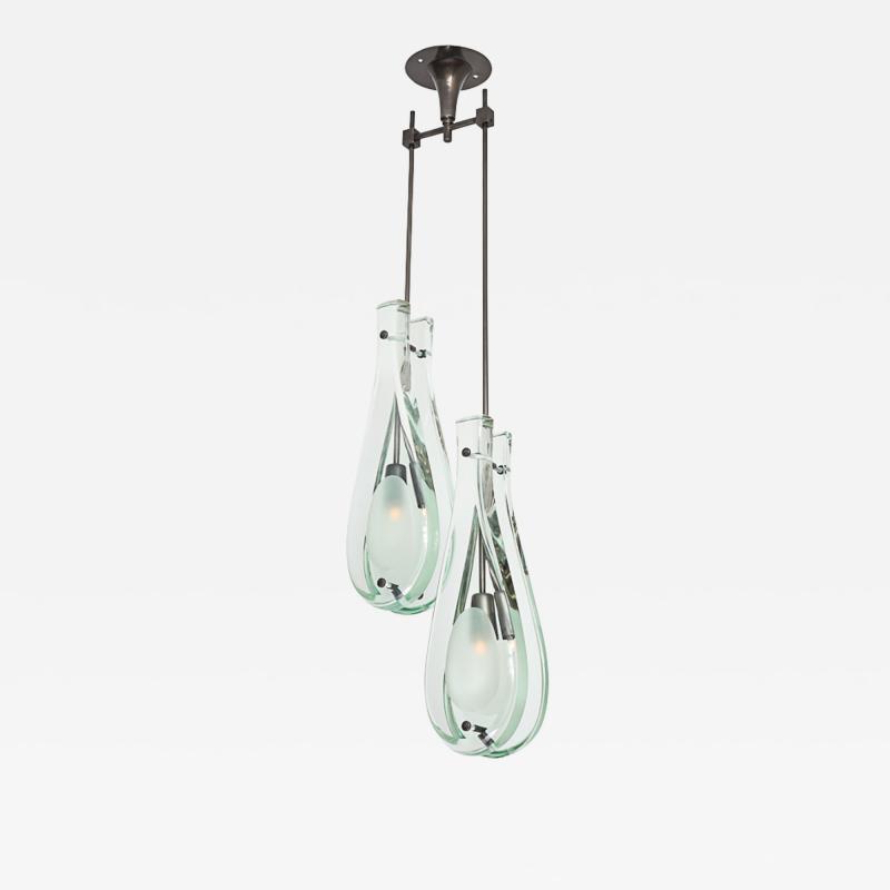 Max Ingrand Model No 2259 Chandelier by Max Ingrand for Fontana Arte
