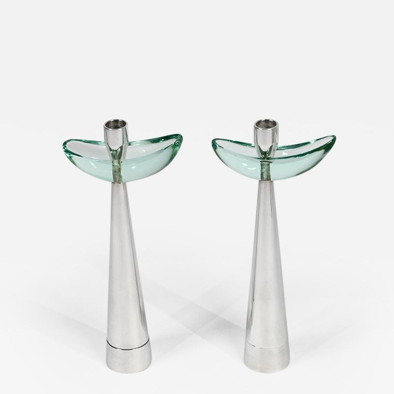 Max Ingrand Pair of Candlesticks