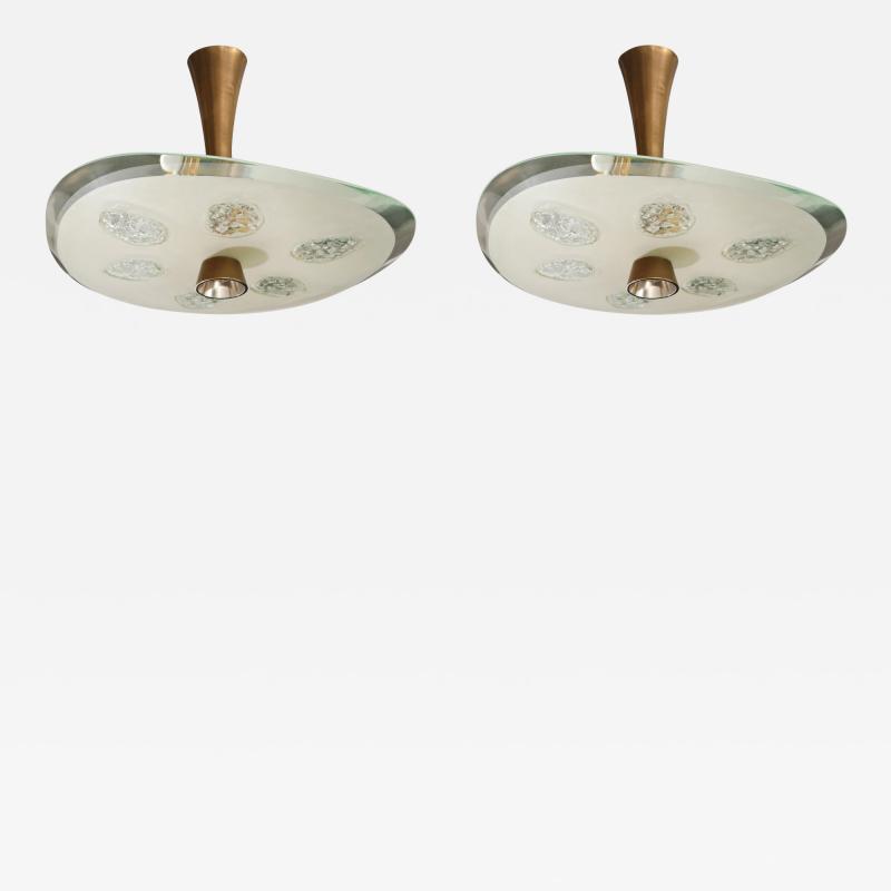 Max Ingrand Pendants 1748 by Max Ingrand for Fontana Arte