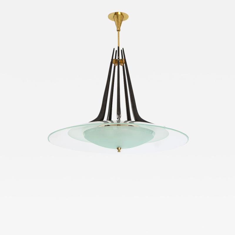 Max Ingrand Rare Ceiling Fixture by Max Ingrand for Fontana Arte