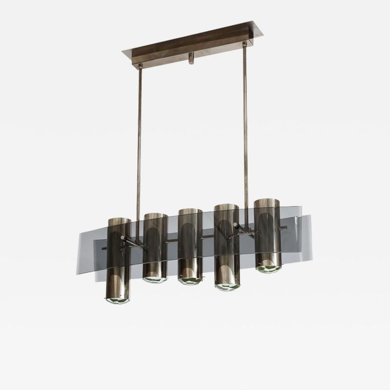 Max Ingrand Rare Chandelier No 2177 by Max Ingrand for Fontana Arte