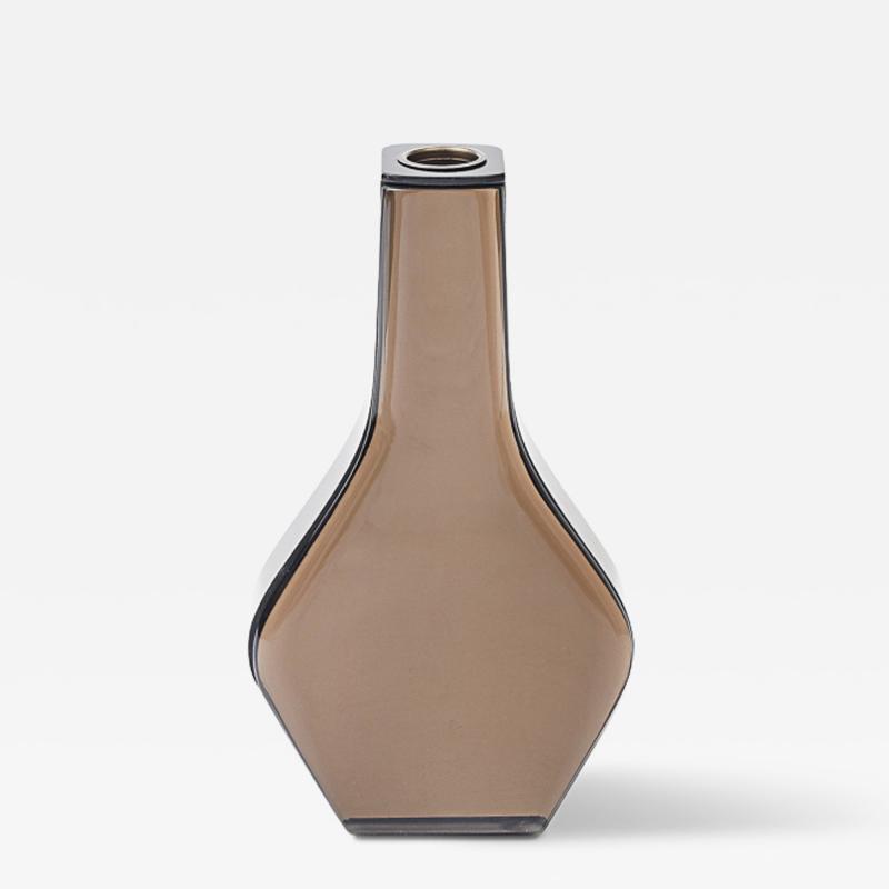 Max Ingrand Rare Colored Glass Vase Model No 2122 by Max Ingrand for Fontana Arte