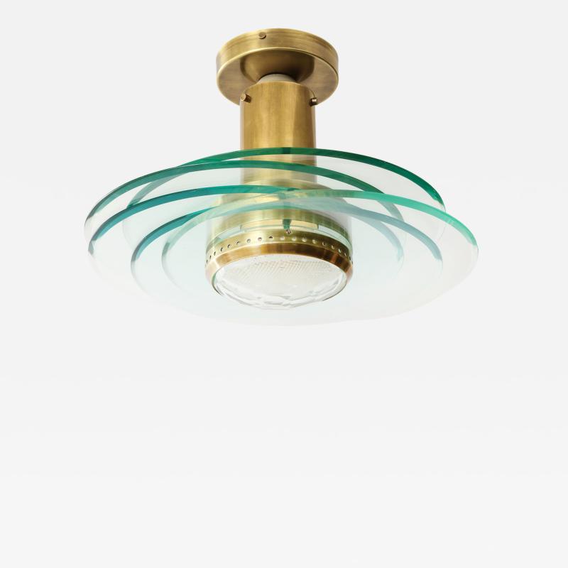 Max Ingrand Rare Flush Mount Fixture by Max Ingrand