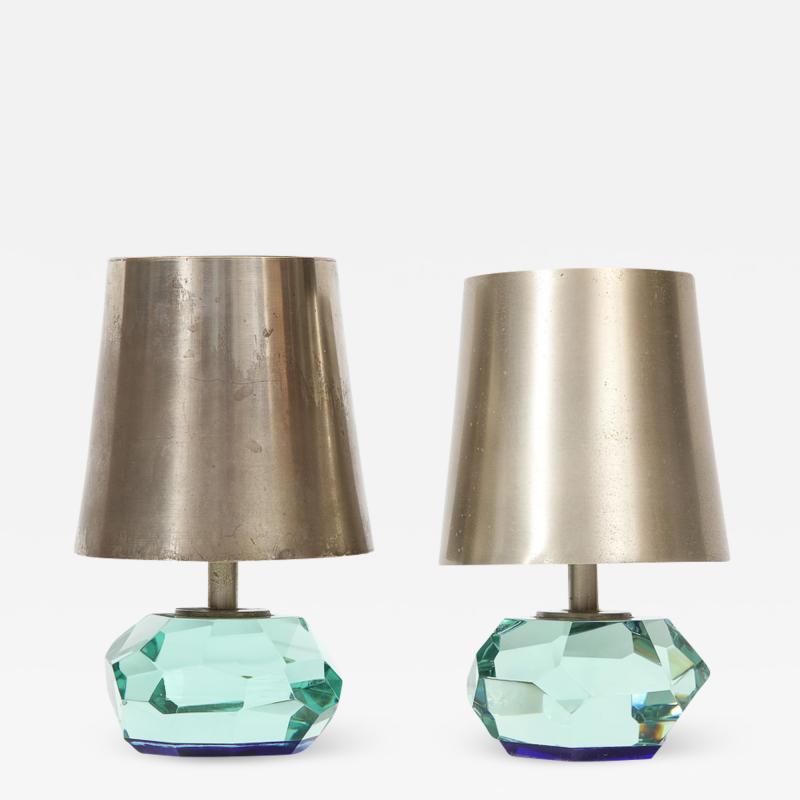 Max Ingrand Rare Pair of Table Lamps 2228 by Max Ingrand for Fontana Arte