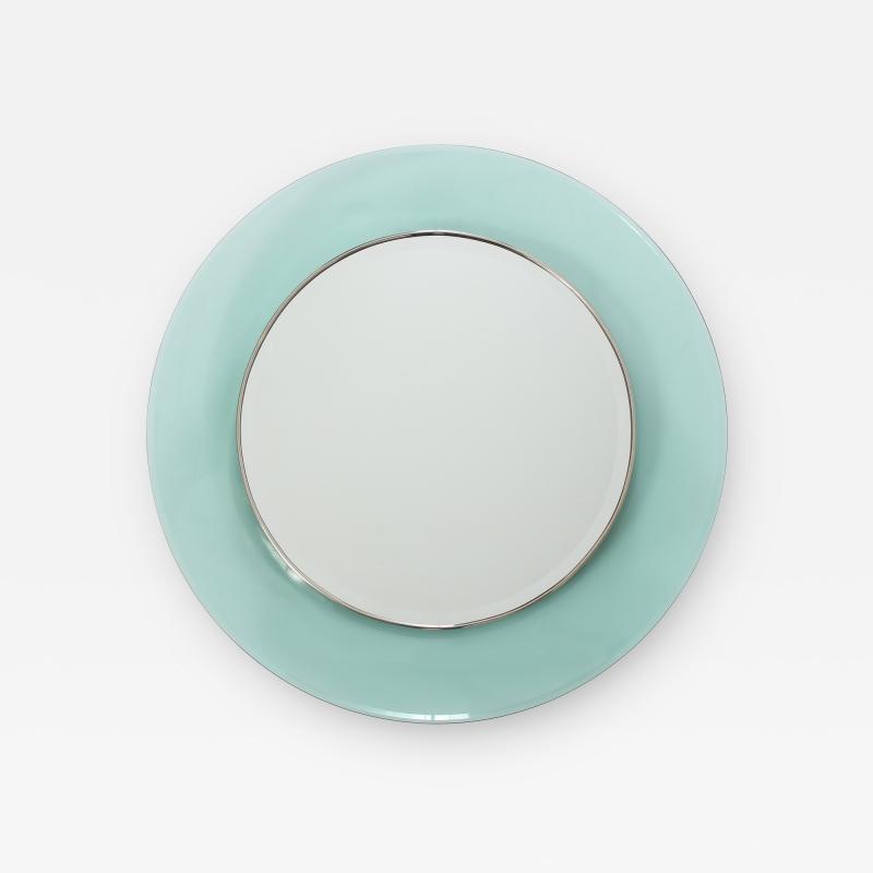 Max Ingrand Round Mirror by Max Ingrand for Fontana Arte model 1669 1960 Italy