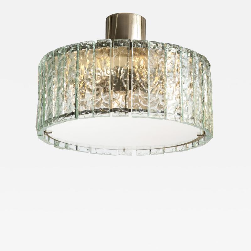 Max Ingrand Semi Flush Mount Ceiling Light Model 2448 by Max Ingrand