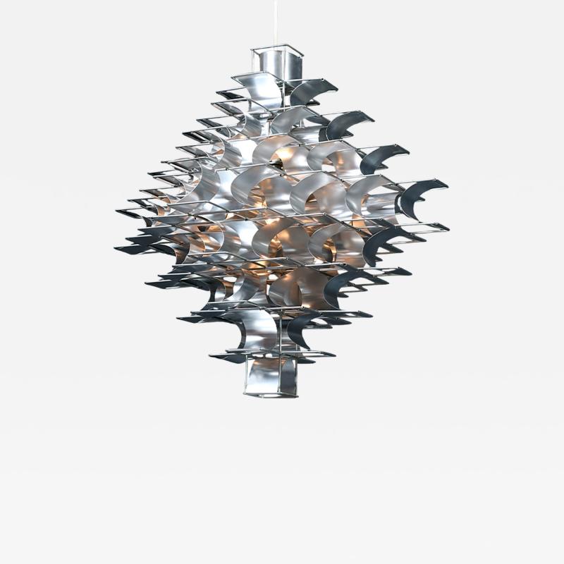 Max Sauze Vintage French Modern Cassiope Chandelier by Max Sauze
