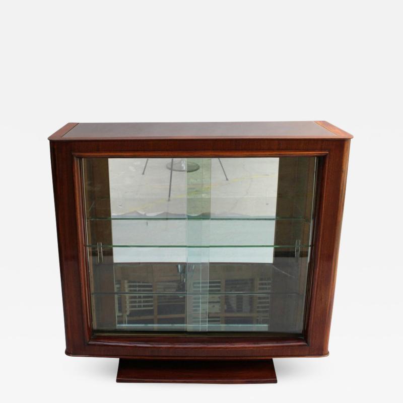 Maxime Old A FINE FRENCH ART DECO ROSEWOOD VITRINE BAR BY MAXIME OLD