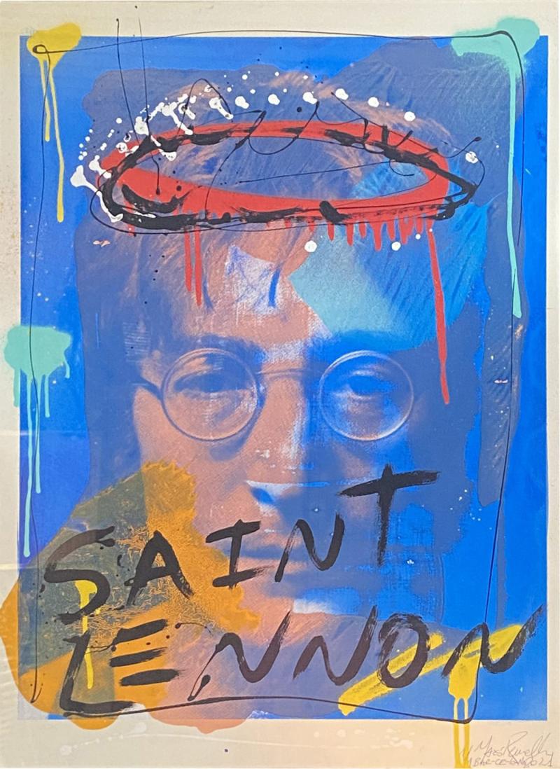 Maxo Renella John Lennon Unique Artwork by Maxo