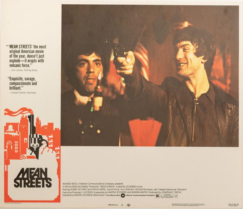 Mean Streets 1973 Vintage Lobby Card 1