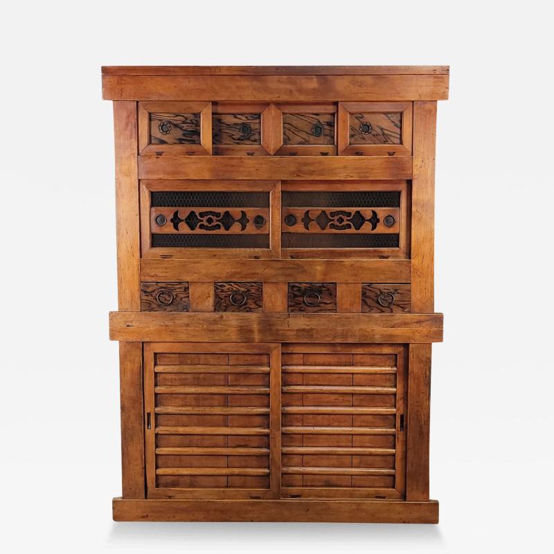 Meiji Period Kitchen Tansu Japan 19th century