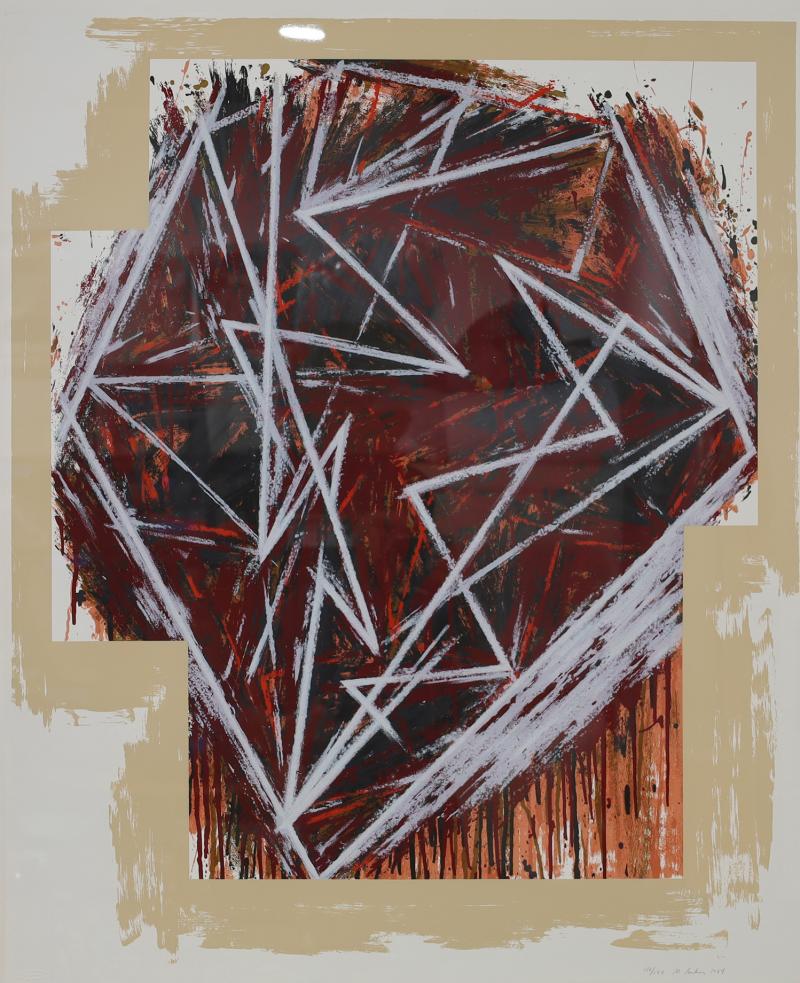 Mel Bochner Mel Bochner American 1940 1925 Untitled Abstract Composition 1984 