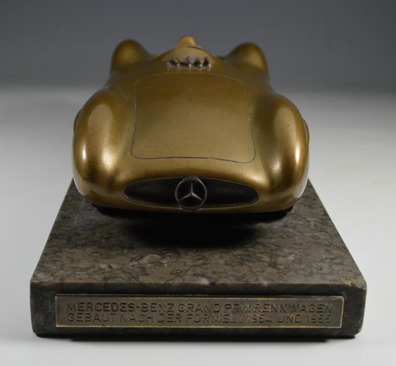 Mercedes-Benz Race Car Formula 1 Bronze Presentation Sculpture 1955