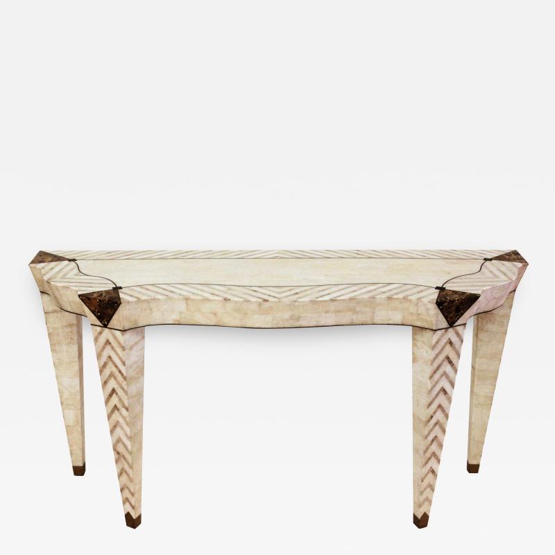 Merle James Edelman Marble Console Table by Merle Edelman for Casa Bique