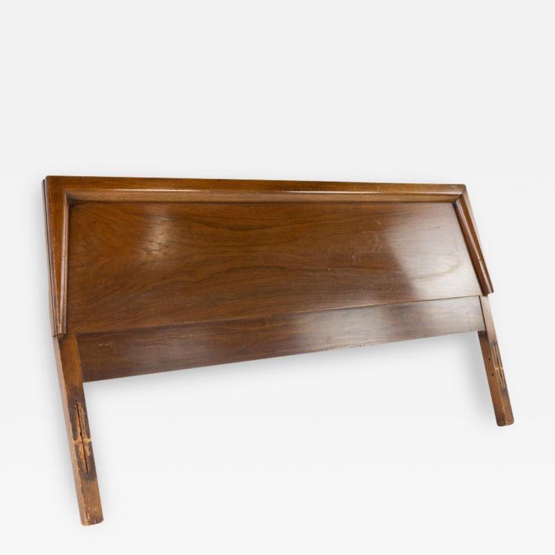 Merton Gershun Merton Gershun for American of Martinsville Mid Century Walnut Full Headboard