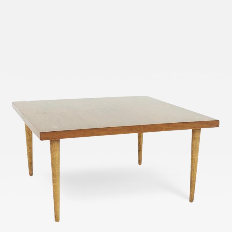 Merton Gershun Merton Gershun for American of Martinsville Square Walnut Coffee Table