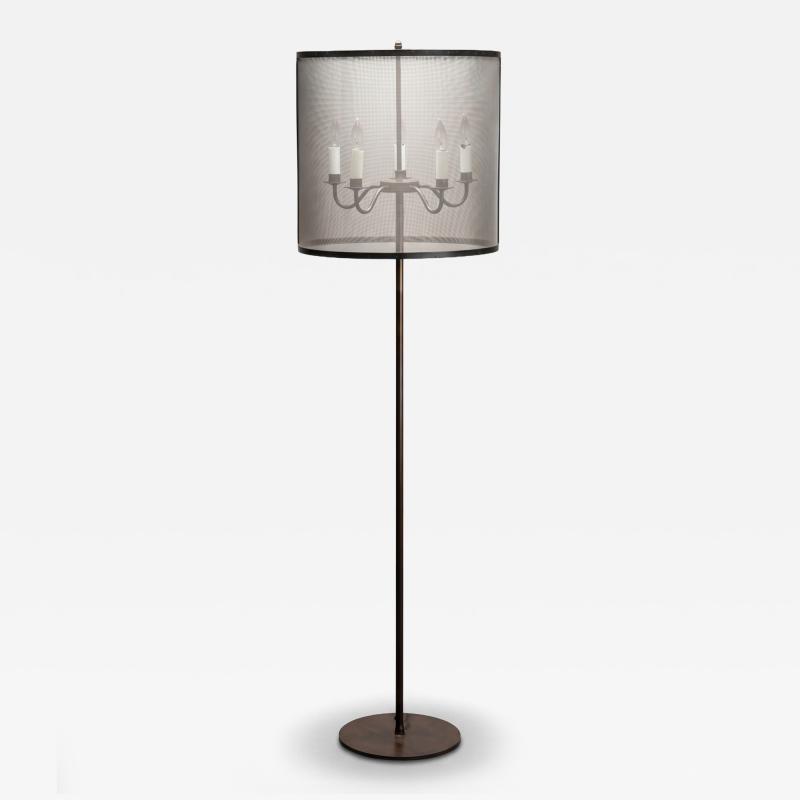Mesh Candelabra Floor Lamp by Jos Esteves France