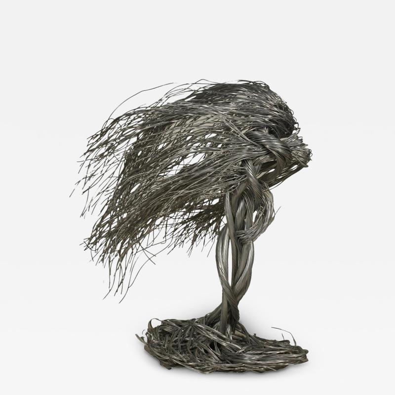 Metal Wire Abstract Sculpture