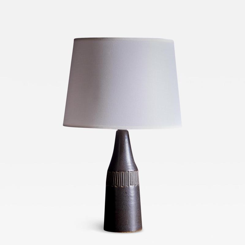 Michael Andersen Ceramic Table Lamp by Michael Andersen Denmark 1960s
