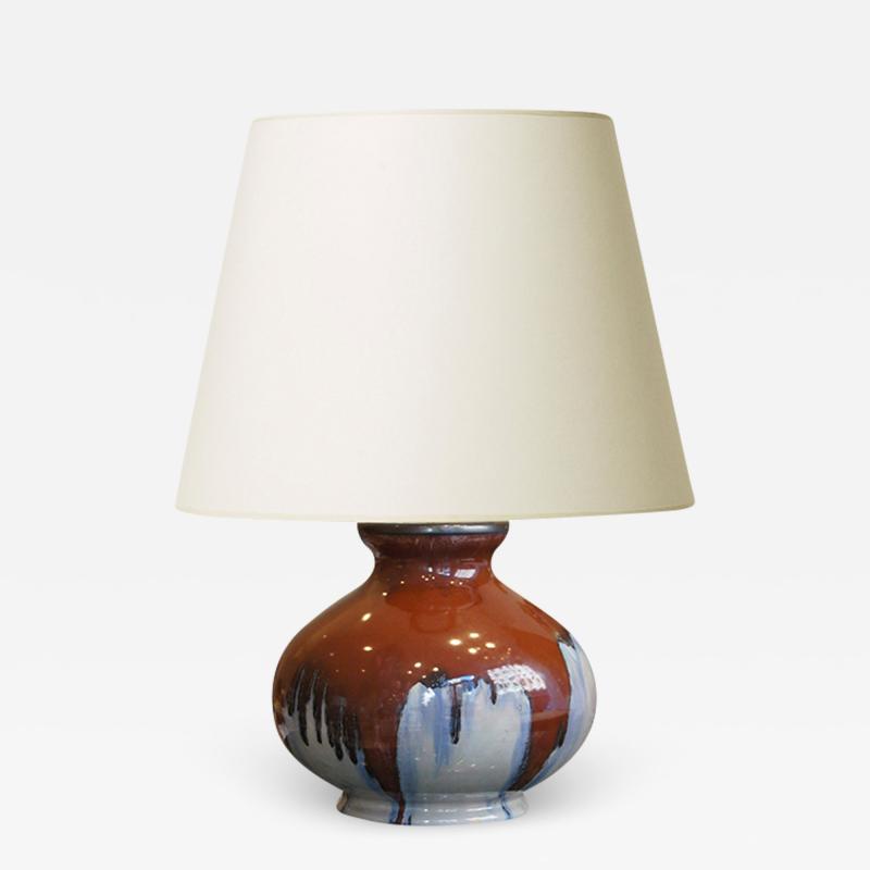 Michael Andersen Sons Art Nouveau Table Lamp by Michael Andersen Son