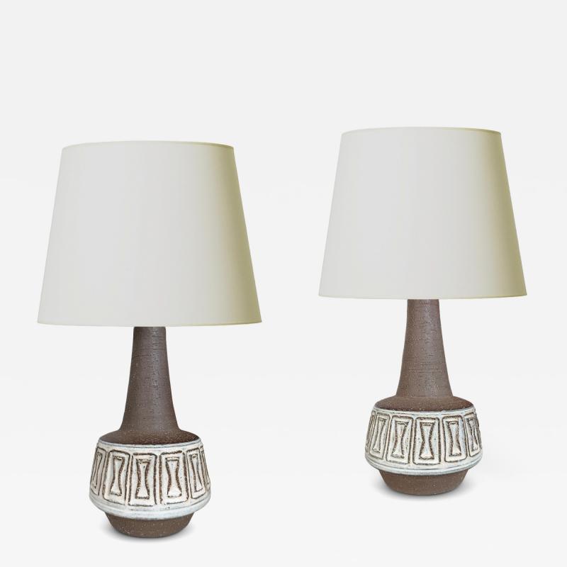 Michael Andersen Sons Pair of table lamps by Michael Andersen Sons
