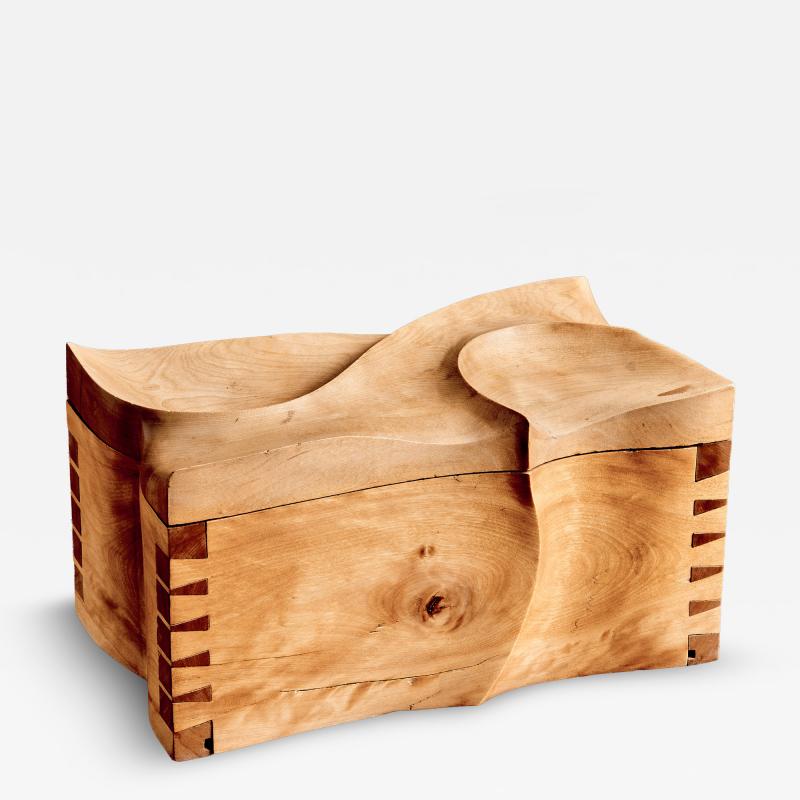 Michael Coffey Decorative Wooden Box in the Manner of Michael Coffey
