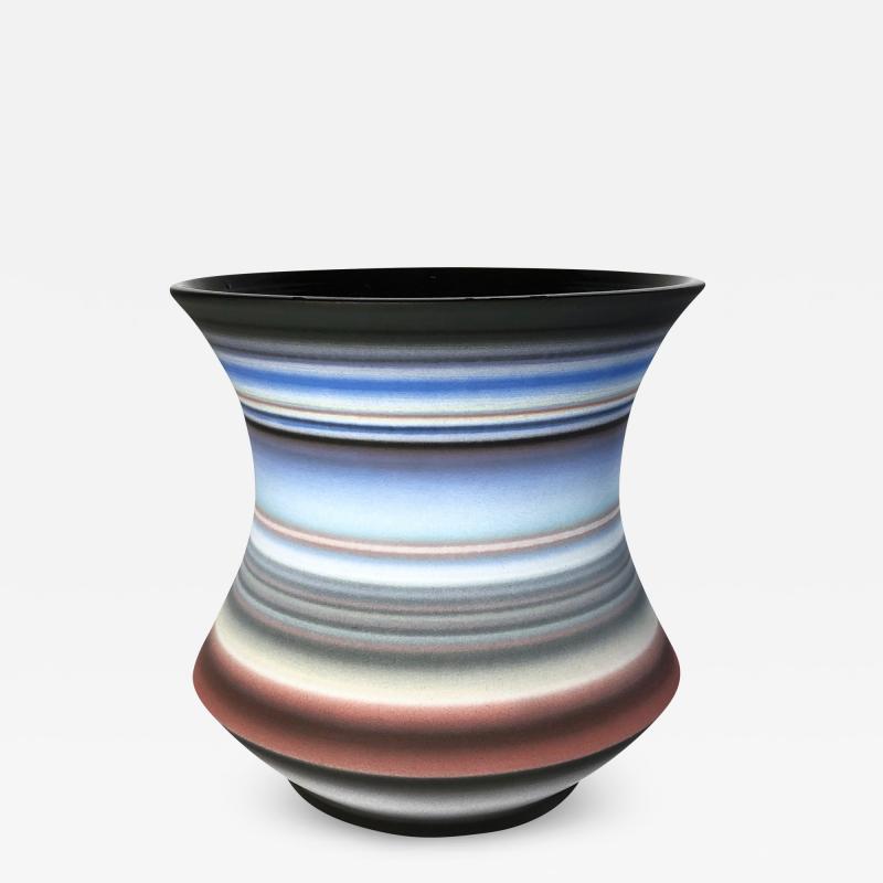 Michael Dickey Colored Striped Vessel