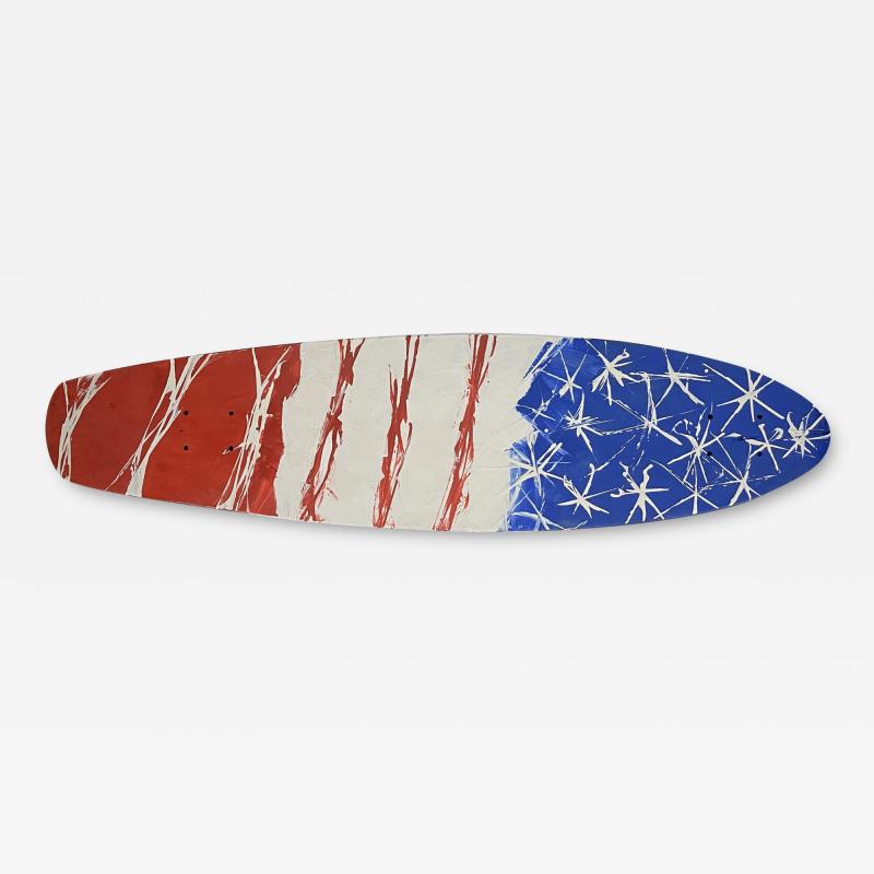 Michael Ricigliano Long Board Acrylic on Long Board Deck