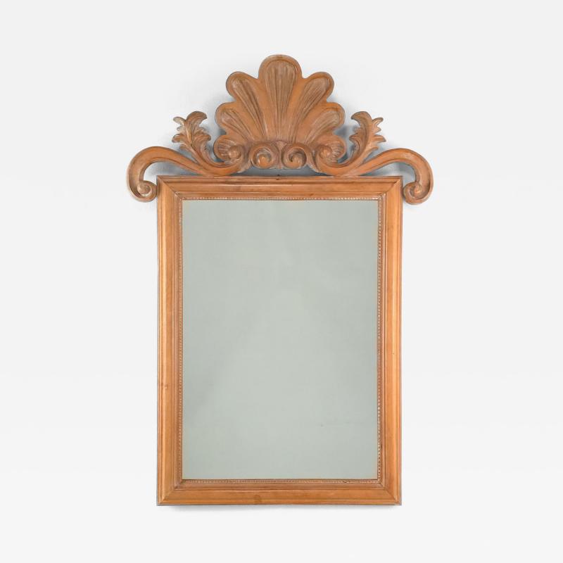 Michael Taylor Fruitwood Italian Mirror circa 1980