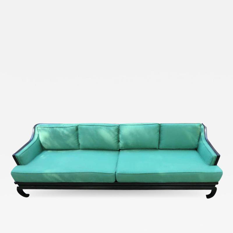 Michael Taylor Gorgeous Asian Modern Michael Taylor style Chinoiserie Sofa Midcentury
