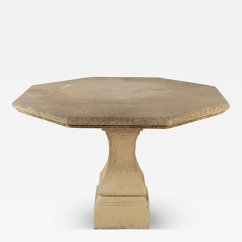 Michael Taylor Octagonal Cast Stone Table