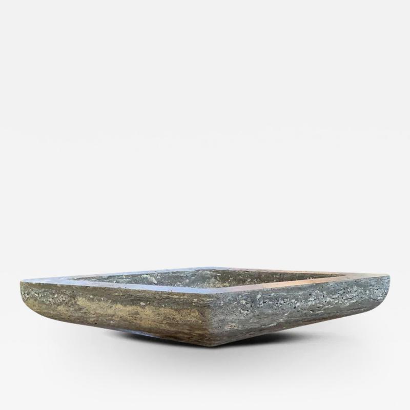 Michael Verheyden ACE SMALL BOWL IN BROWN TRAVERTINE