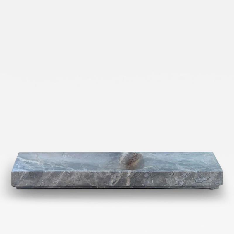 Michael Verheyden LONG TRAY IN GRIGIO ANTICO MARBLE