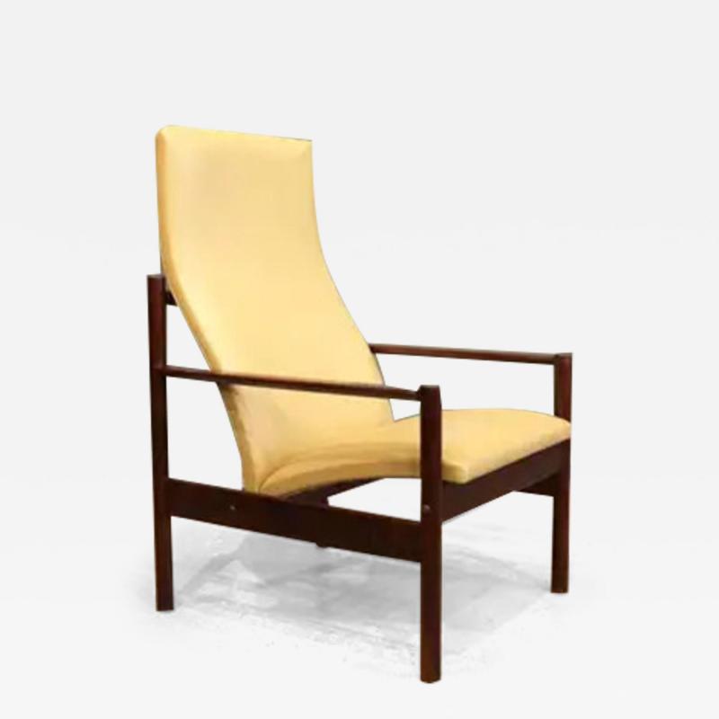 Michel Arnoult Brazilian Modern Tall Armchair by Michel Arnault c 1960s