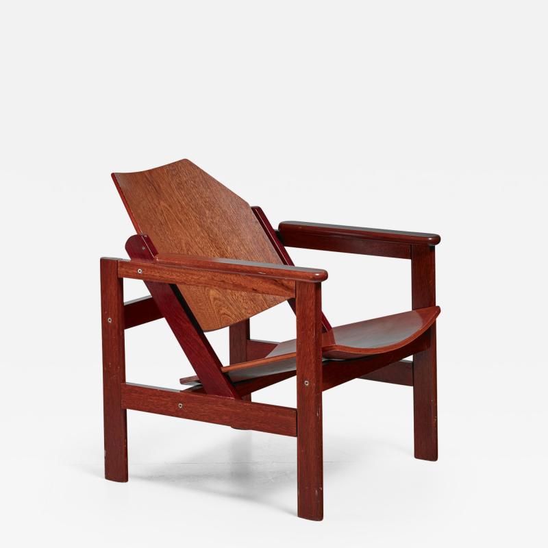 Michel Arnoult Michel Arnoult wooden armchair Brazil 1950s