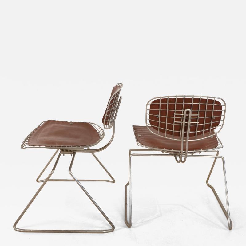 Michel Cadestin Georges Laurent SET OF 6 ORIGINAL BEAUBOURG CHAIRS 1976 